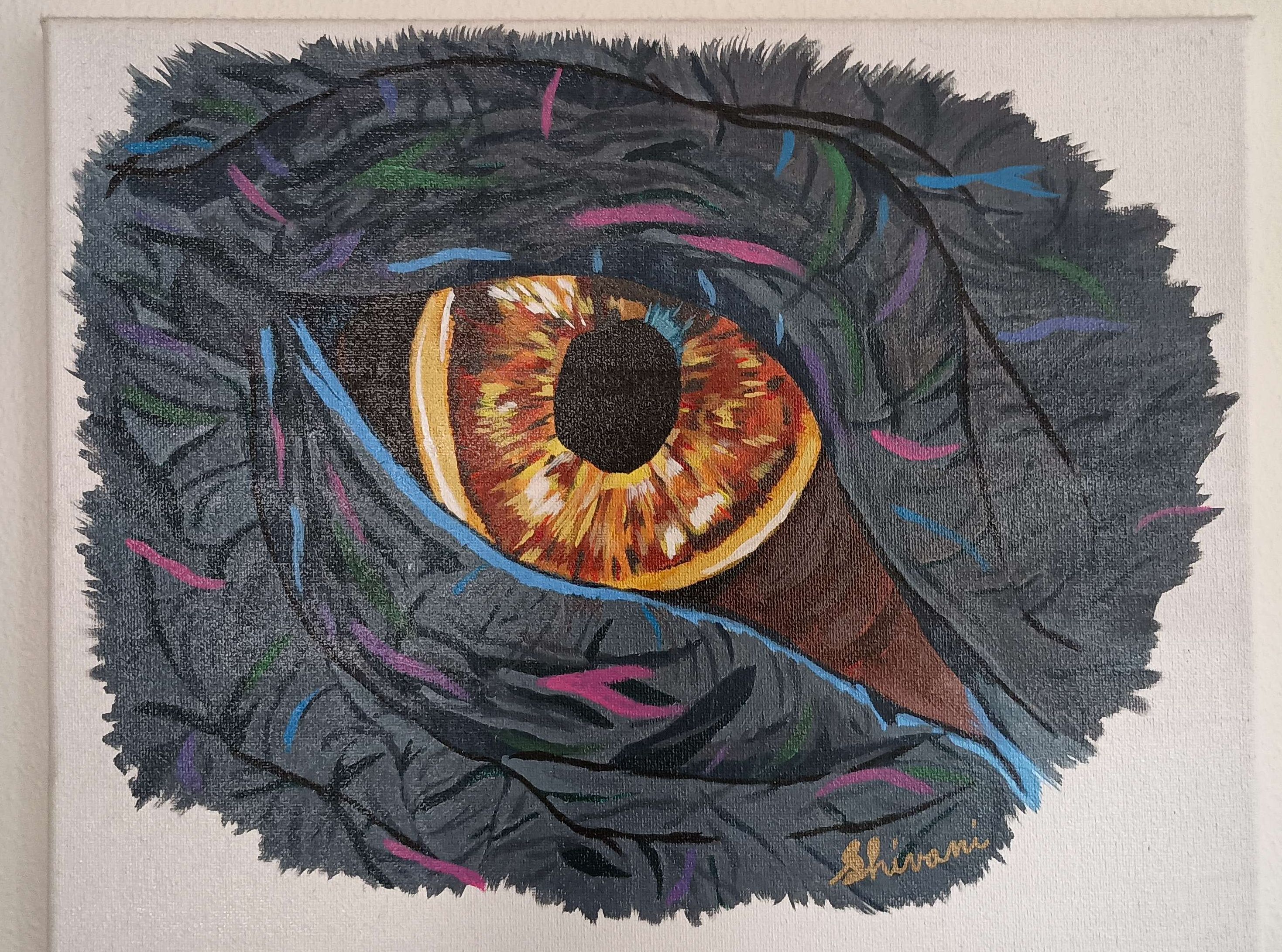 Elephant Eye-Acrylic
